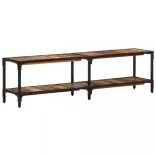 tömör újrahasznosított fa TV-szekrény 150x30x41 cm