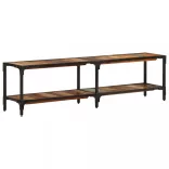 tömör újrahasznosított fa TV-szekrény 150x30x41 cm