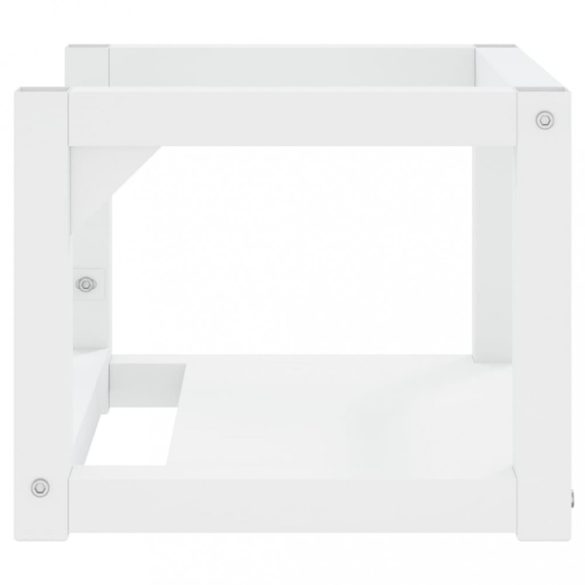 fehér vas fürdőszobai fali mosdókagylókeret 40 x 38 x 31 cm