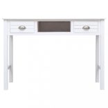 fehér tömör császárfa íróasztal 108 x 45 x 76 cm