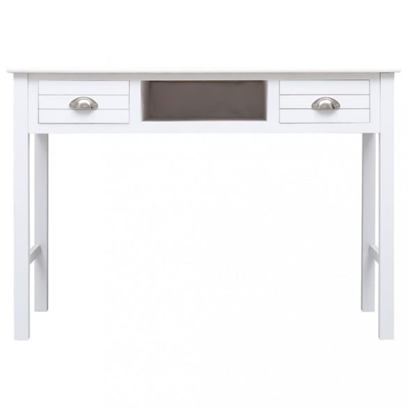 fehér tömör császárfa íróasztal 108 x 45 x 76 cm