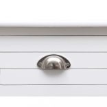 fehér tömör császárfa íróasztal 108 x 45 x 76 cm