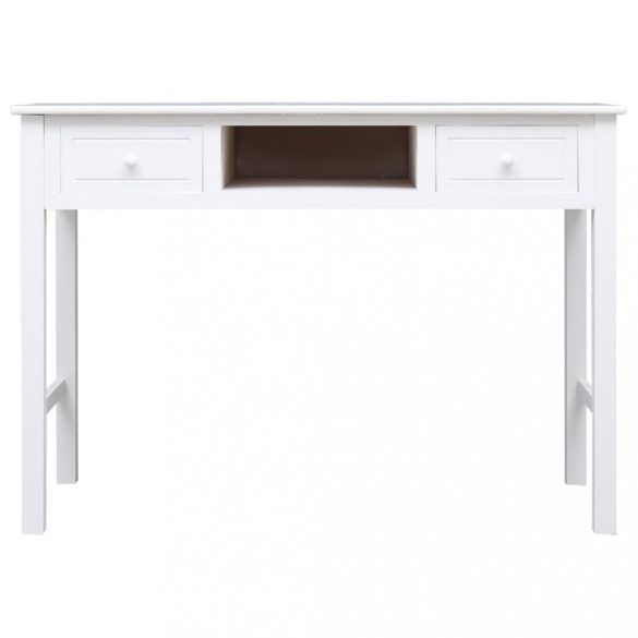 fehér tömör császárfa íróasztal 108 x 45 x 76 cm