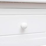 fehér tömör császárfa íróasztal 108 x 45 x 76 cm