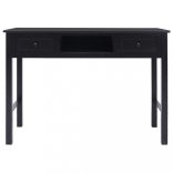 fekete tömör császárfa íróasztal 108 x 45 x 76 cm