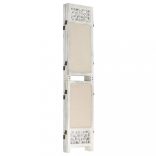 5 paneles krémszínű szövetparaván 175 x 165 cm