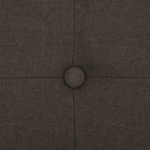 sötétbarna összecsukható művászon tárolópad