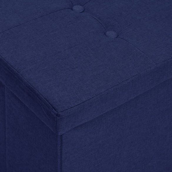 kék összecsukható művászon tárolópad