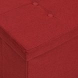 bordó összecsukható művászon tárolópad