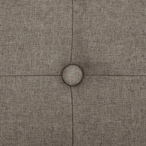 tópszínű összecsukható művászon tárolópad