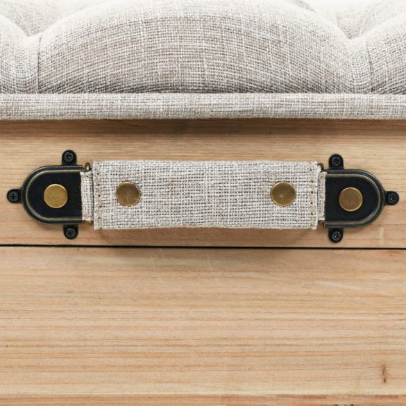 tömör fenyőfa tárolópad 110 cm