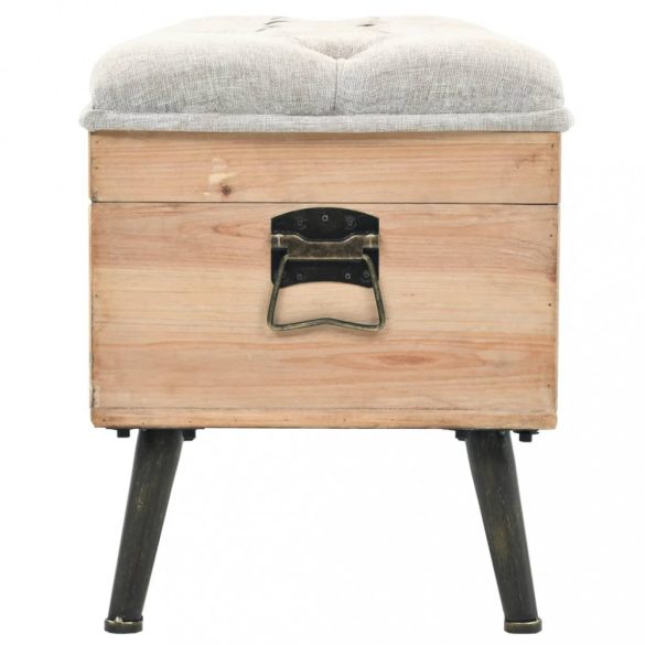 tömör fenyőfa tárolópad 110 cm