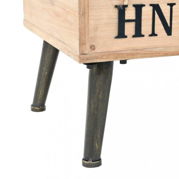 tömör fenyőfa tárolópad 110 cm