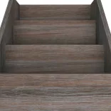 szürke-sonoma színű szerelt fa gyerek újságtartó 71x30x78,5 cm