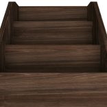 füstös tölgy színű szerelt fa gyerek újságtartó 71x30x78,5 cm