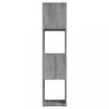 betonszürke szerelt fa forgószekrény 34,5x34,5x75,5 cm