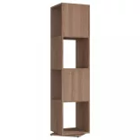 sonoma tölgy színű szerelt fa forgószekrény 34,5x34,5x75,5 cm