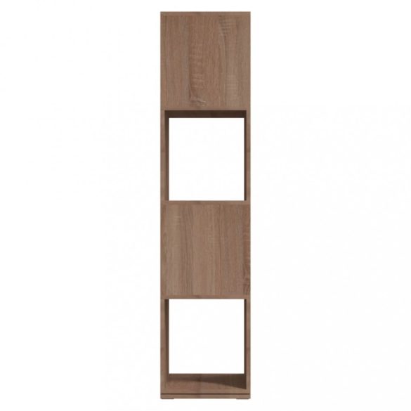 sonoma tölgy színű szerelt fa forgószekrény 34,5x34,5x75,5 cm