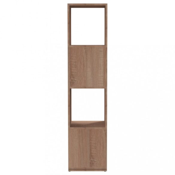 sonoma tölgy színű szerelt fa forgószekrény 34,5x34,5x75,5 cm