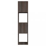 szürke-sonoma színű forgószekrény 34,5x34,5x75,5 cm