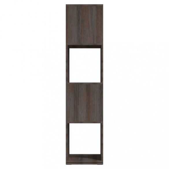 szürke-sonoma színű forgószekrény 34,5x34,5x75,5 cm