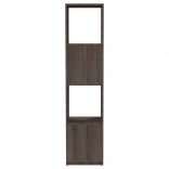 szürke-sonoma színű forgószekrény 34,5x34,5x75,5 cm