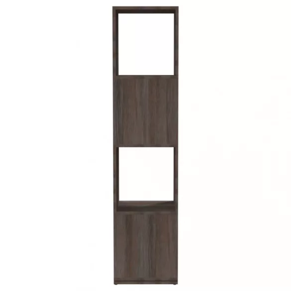 szürke-sonoma színű forgószekrény 34,5x34,5x75,5 cm