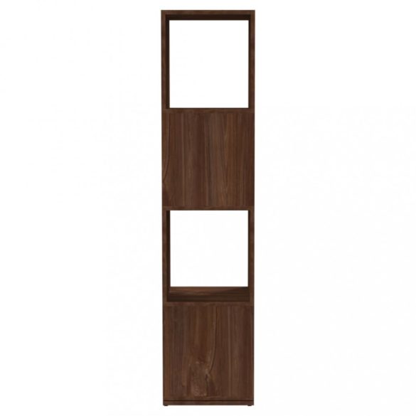 barna tölgyszínű szerelt fa forgószekrény 34,5x34,5x75,5 cm