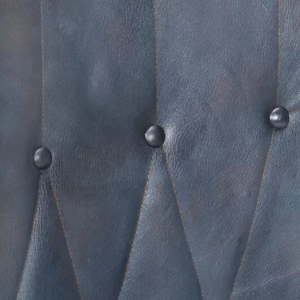 szürke valódi bőr szárnyas szék