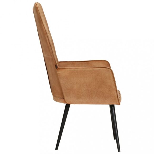 barna vászon szárnyas szék