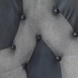 szürke valódi bőr szárnyas szék