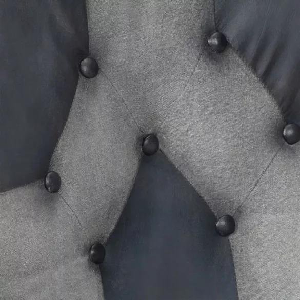 szürke valódi bőr szárnyas szék