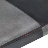 szürke valódi bőr szárnyas szék