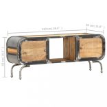 tömör mangófa TV-szekrény 110 x 30 x 42 cm