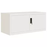 fehér acél irattartó szekrény 90 x 40 x 40 cm