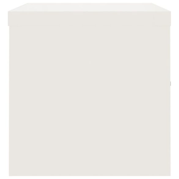 fehér acél irattartó szekrény 90 x 40 x 40 cm