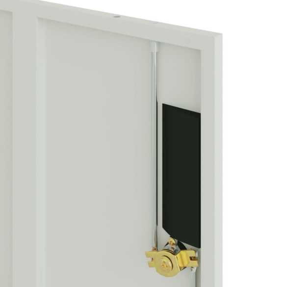 világosszürke acél irattartó szekrény 90 x 40 x 40 cm