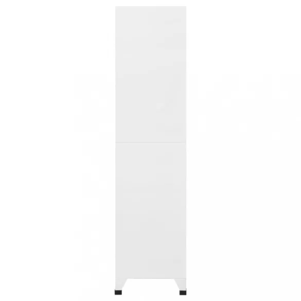 fehér acél zárható szekrény 90 x 45 x 180 cm