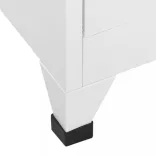 fehér acél zárható szekrény 90 x 45 x 180 cm