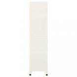 szürke-kék acél zárható szekrény 90 x 45 x 180 cm