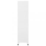 világos- és sötétszürke acél zárható szekrény 90 x 45 x 180 cm