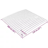 ágyrács-csere 17 léccel, 120 x 200 cm