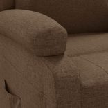 barna szövet dönthető szék