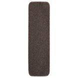 15 db barna négyszögű csúszásmentes lépcsőszőnyeg 75 x 20 cm