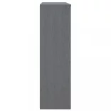HAMAR sötétszürke tömör fenyőfa felső szekrény 90 x 30 x 100 cm