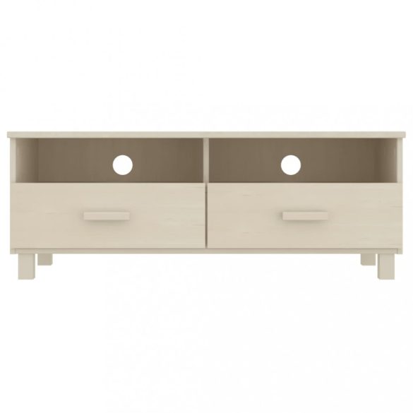 HAMAR mézbarna tömör fenyőfa TV-szekrény 106 x 40 x 40 cm