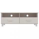 HAMAR fehér tömör fenyőfa TV-szekrény 106 x 40 x 40 cm