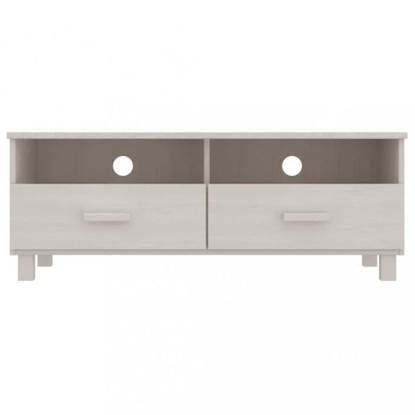 HAMAR fehér tömör fenyőfa TV-szekrény 106 x 40 x 40 cm