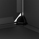 fekete polipropilén tárolókocka 15 db kockával