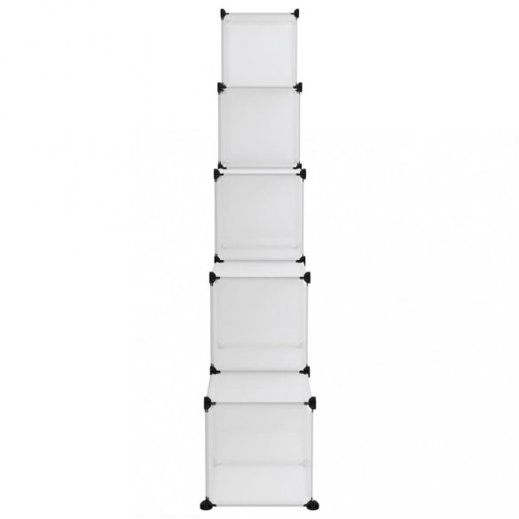 átlátszó polipropilén tárolókocka 15 db kockával